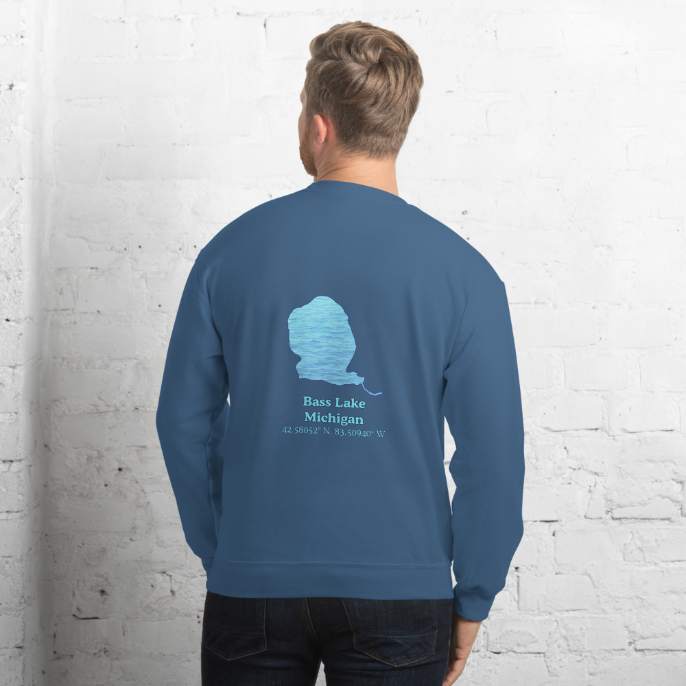 Bass Lake Always Fresh, Sometimes Frozen Unisex Sweatshirt