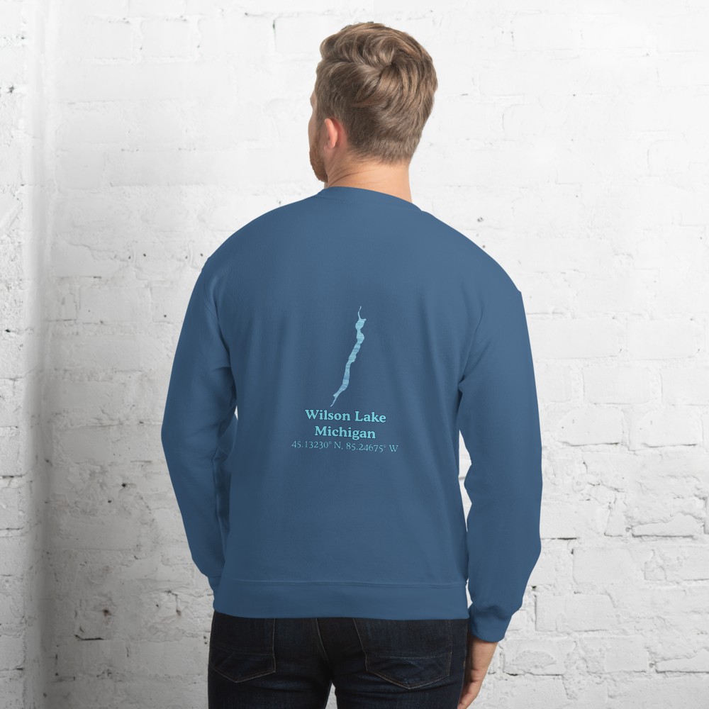 Wilson Lake Always Fresh, Sometimes Frozen Unisex Sweatshirt
