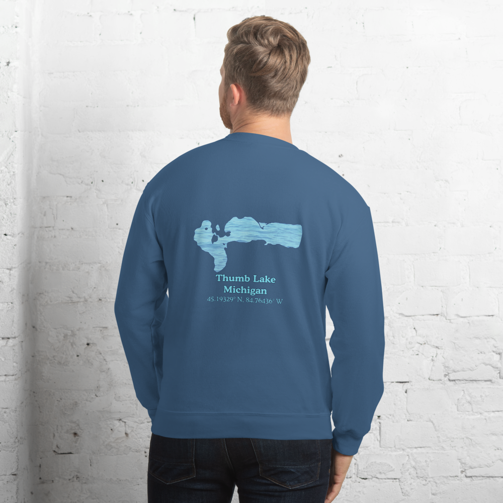 Thumb Lake Always Fresh, Sometimes Frozen Unisex Sweatshirt