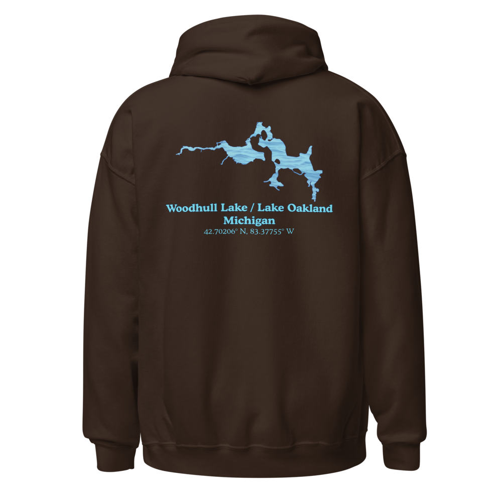 Woodhull Lake / Lake Oakland Unisex Pullover Hoodie