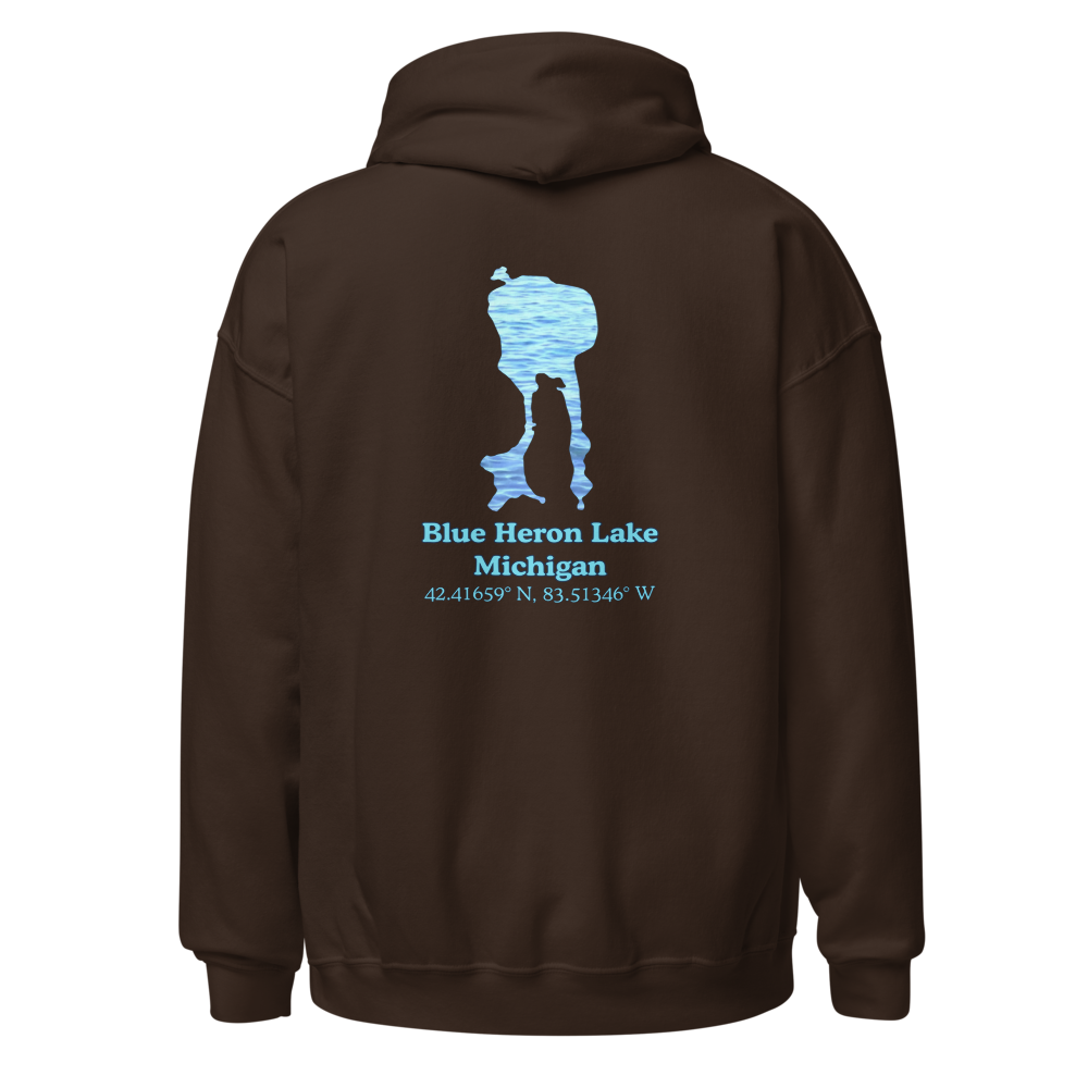 Blue Heron Lake Unisex Pullover Hoodie