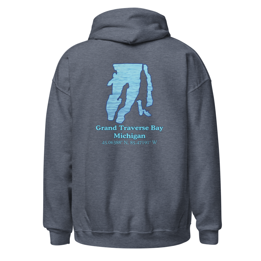 Grand Traverse Bay Unisex Pullover Hoodie