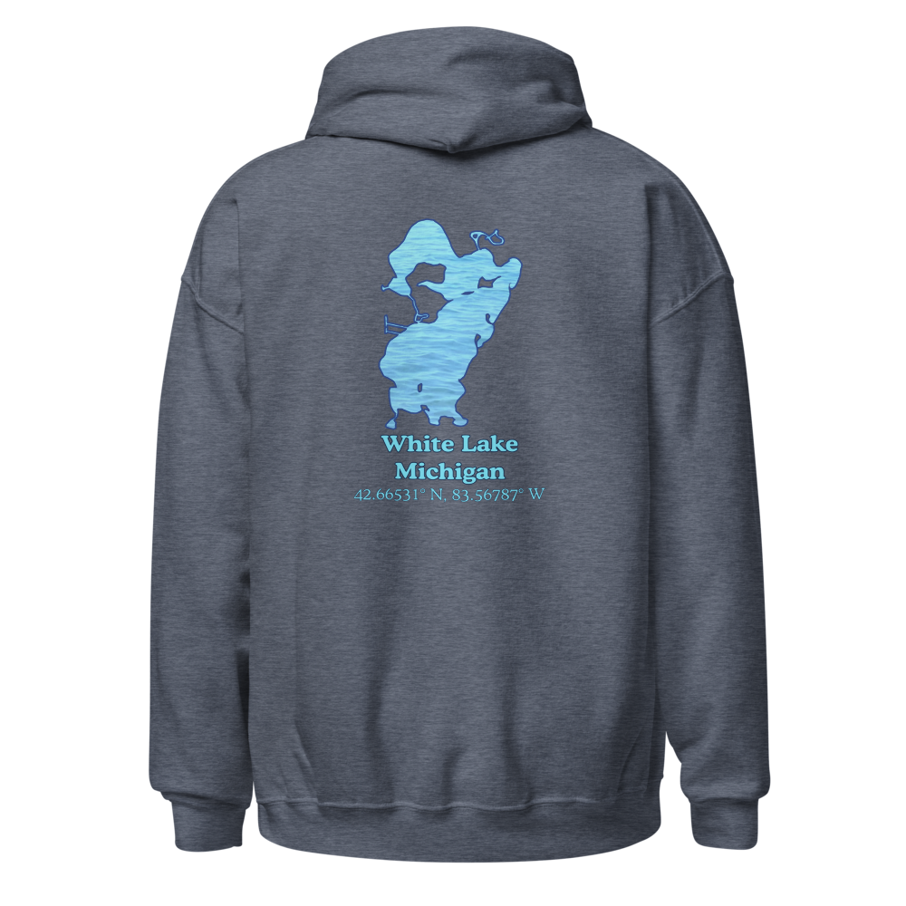 White Lake Unisex Pullover Hoodie