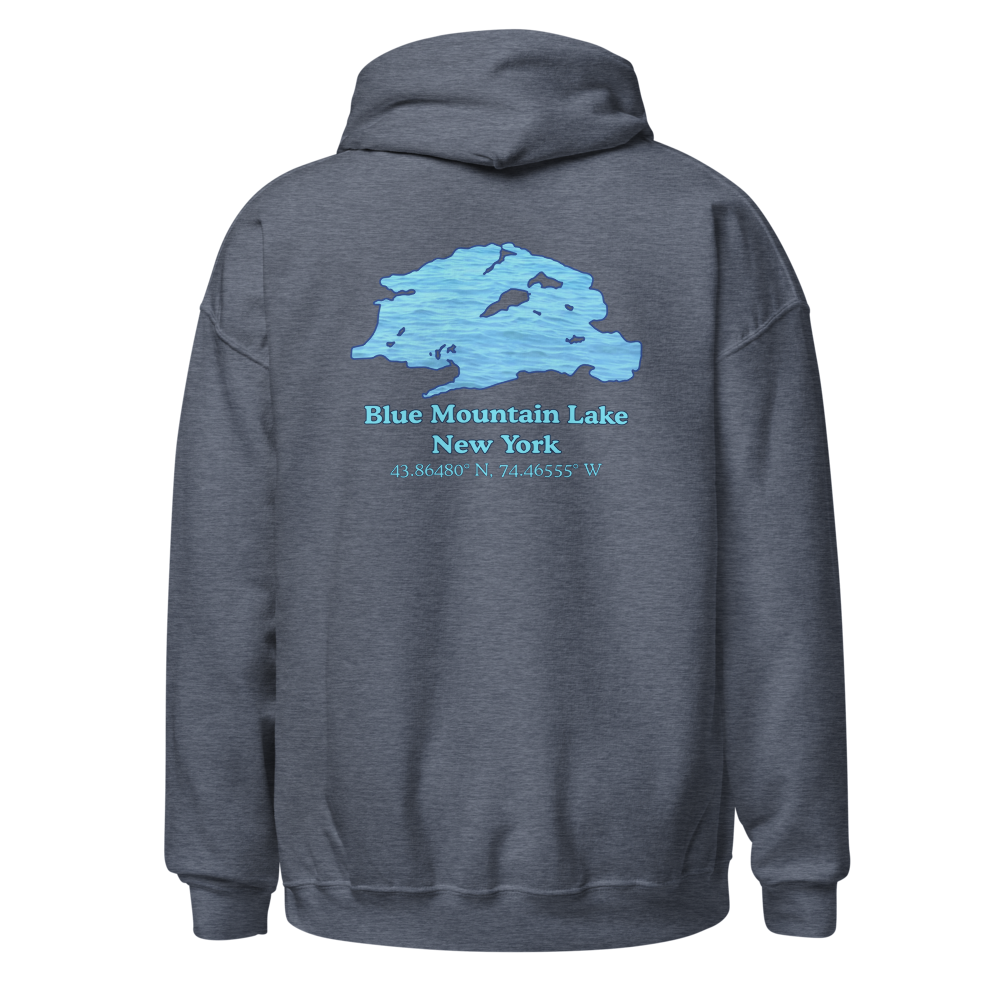 Blue Mountain Lake Unisex Pullover Hoodie