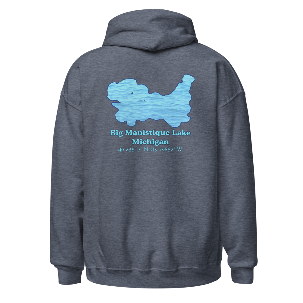 Big Manistique Lake Unisex Pullover Hoodie