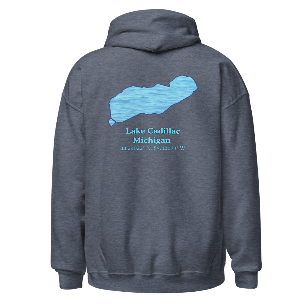 Classic Unisex Pullover Hoodie - Lake Cadillac on back and We Lake You on front