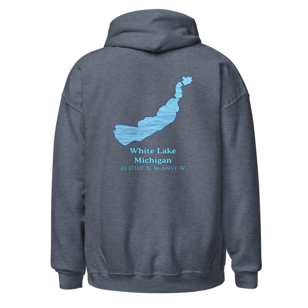 White Lake Unisex Pullover Hoodie