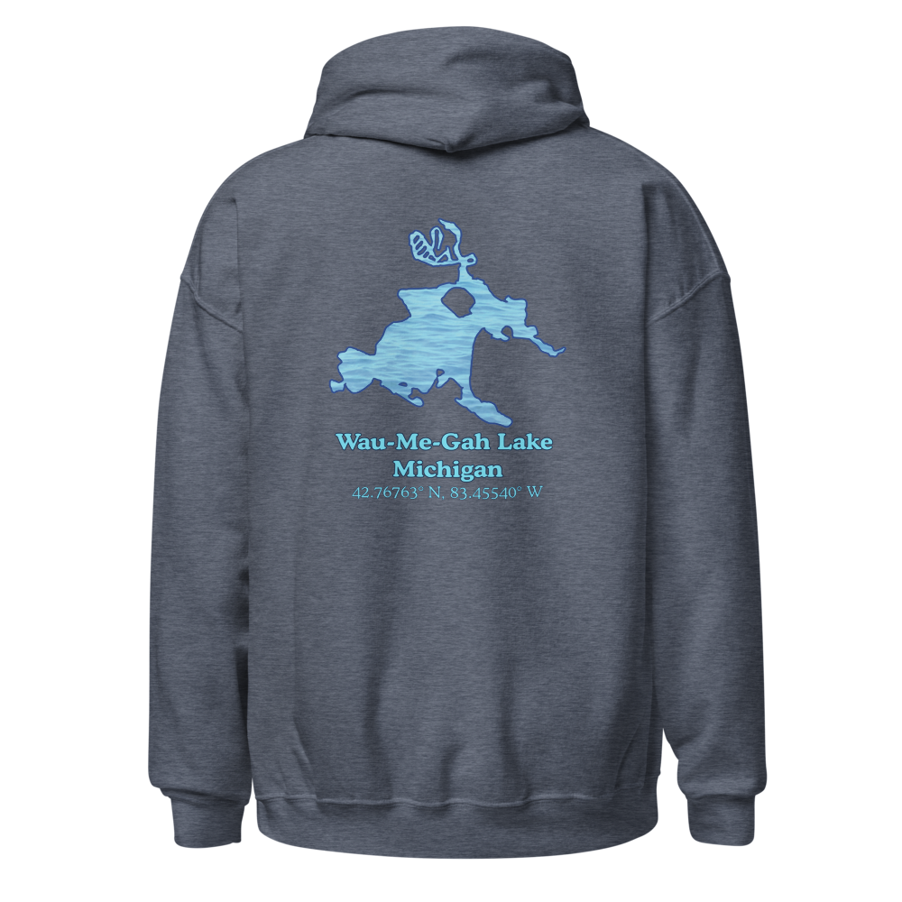 Wau-Me-Gah Lake Unisex Pullover Hoodie