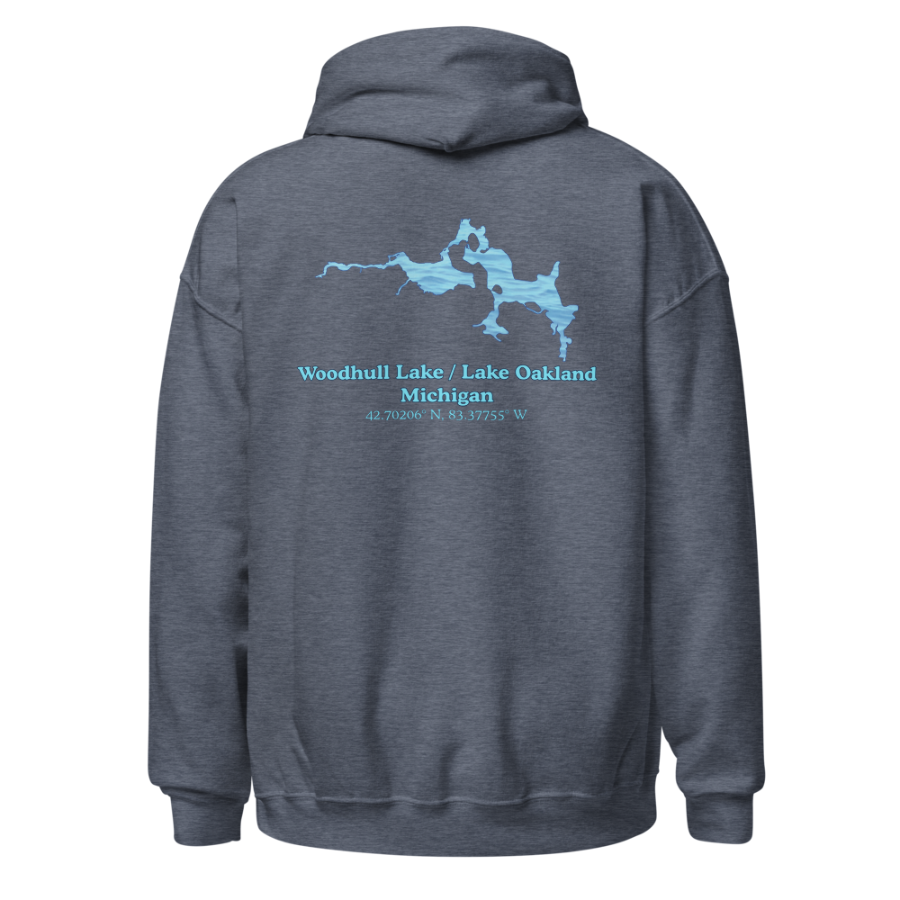 Woodhull Lake / Lake Oakland Unisex Pullover Hoodie