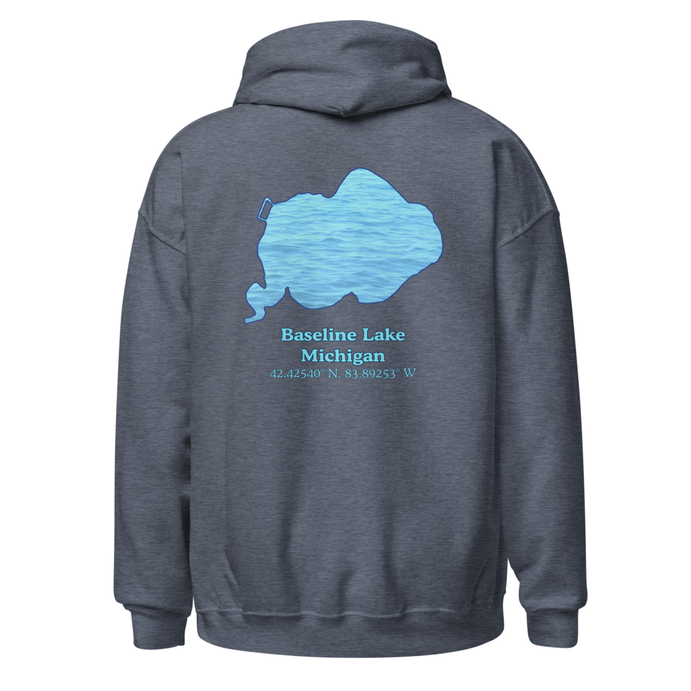 Baseline Lake Unisex Pullover Hoodie