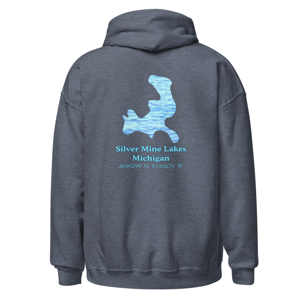 Silver Mine Lakes Unisex Pullover Hoodie