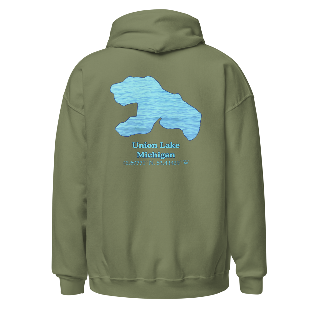 Classic Unisex Pullover Hoodie - Union Lake on back and We Lake You on front