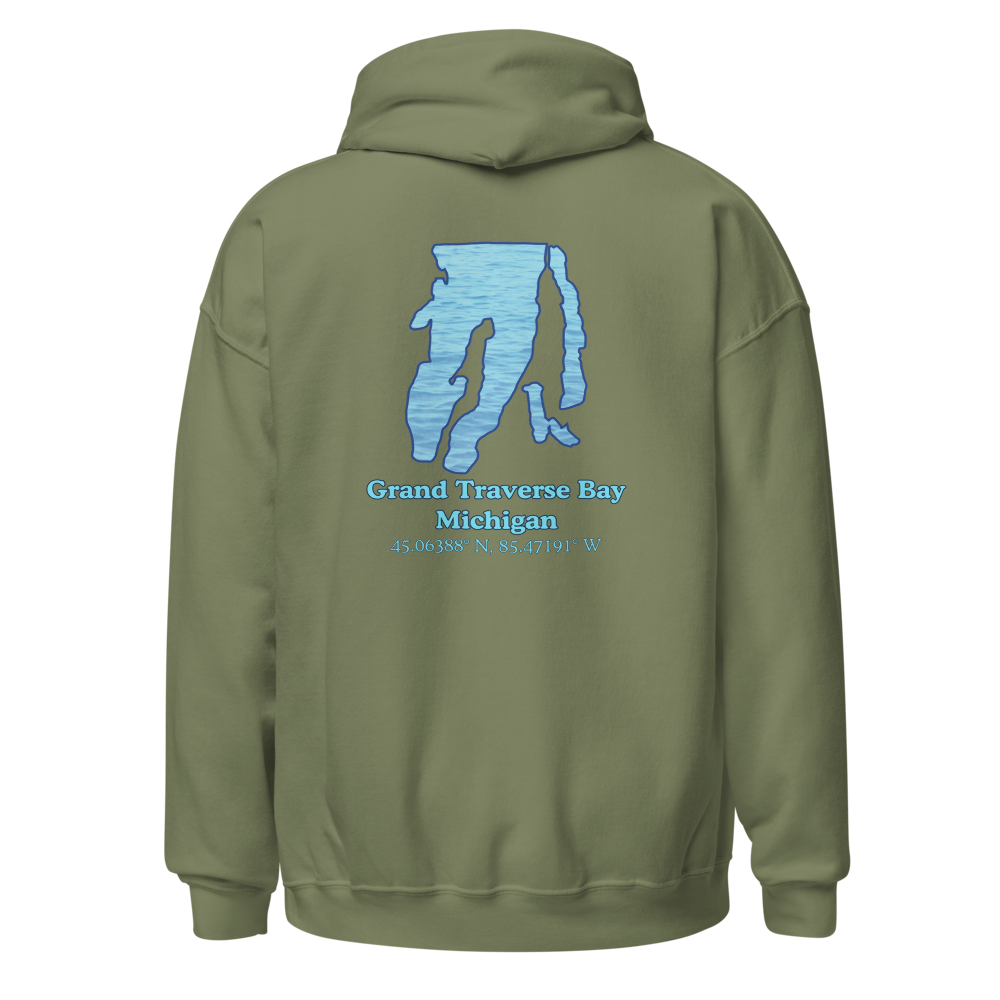 Grand Traverse Bay Unisex Pullover Hoodie