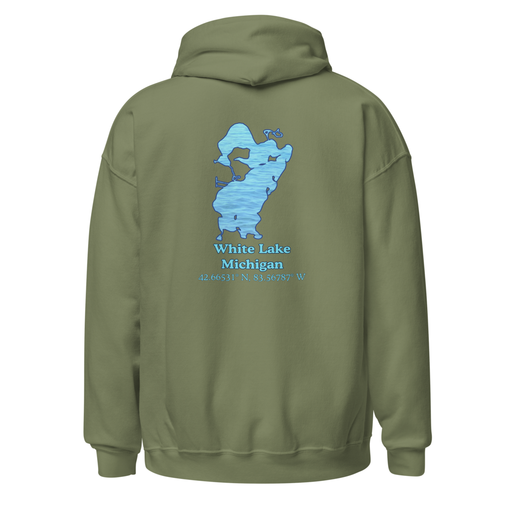 White Lake Unisex Pullover Hoodie