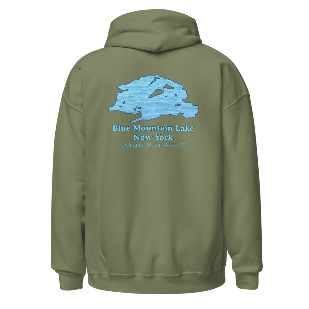 Blue Mountain Lake Unisex Pullover Hoodie