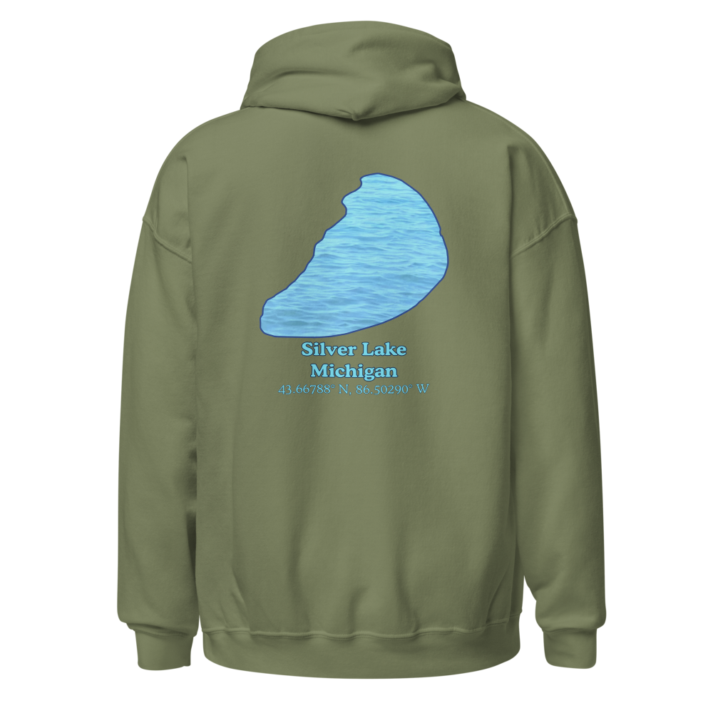 Silver Lake Unisex Pullover Hoodie