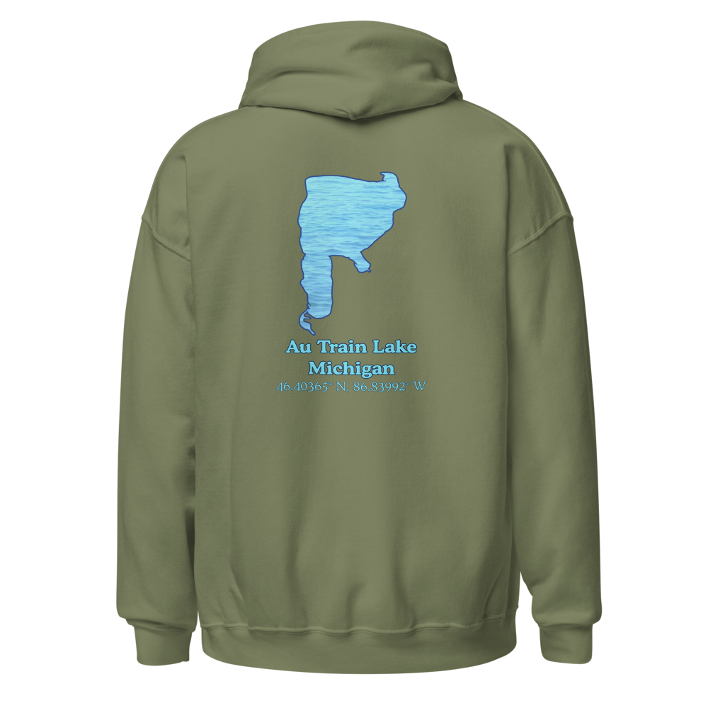 Au Train Lake Unisex Pullover Hoodie