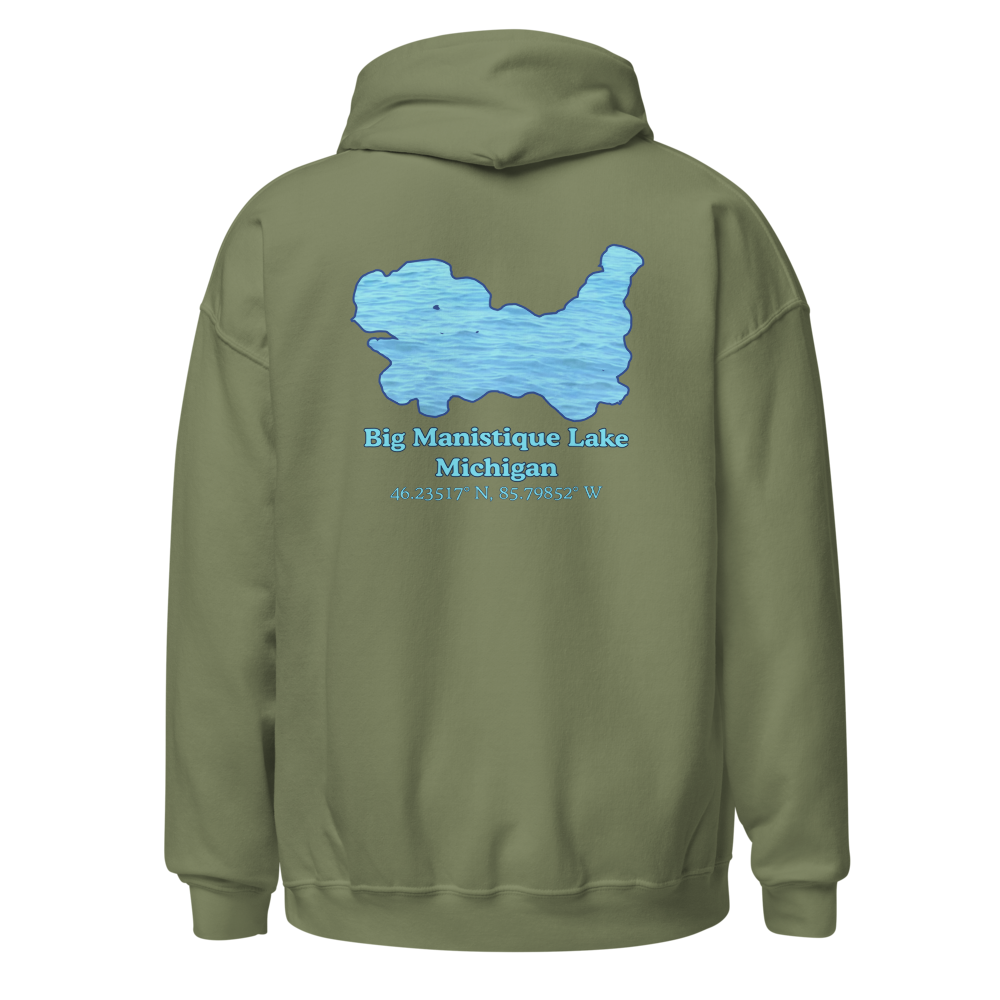 Big Manistique Lake Unisex Pullover Hoodie