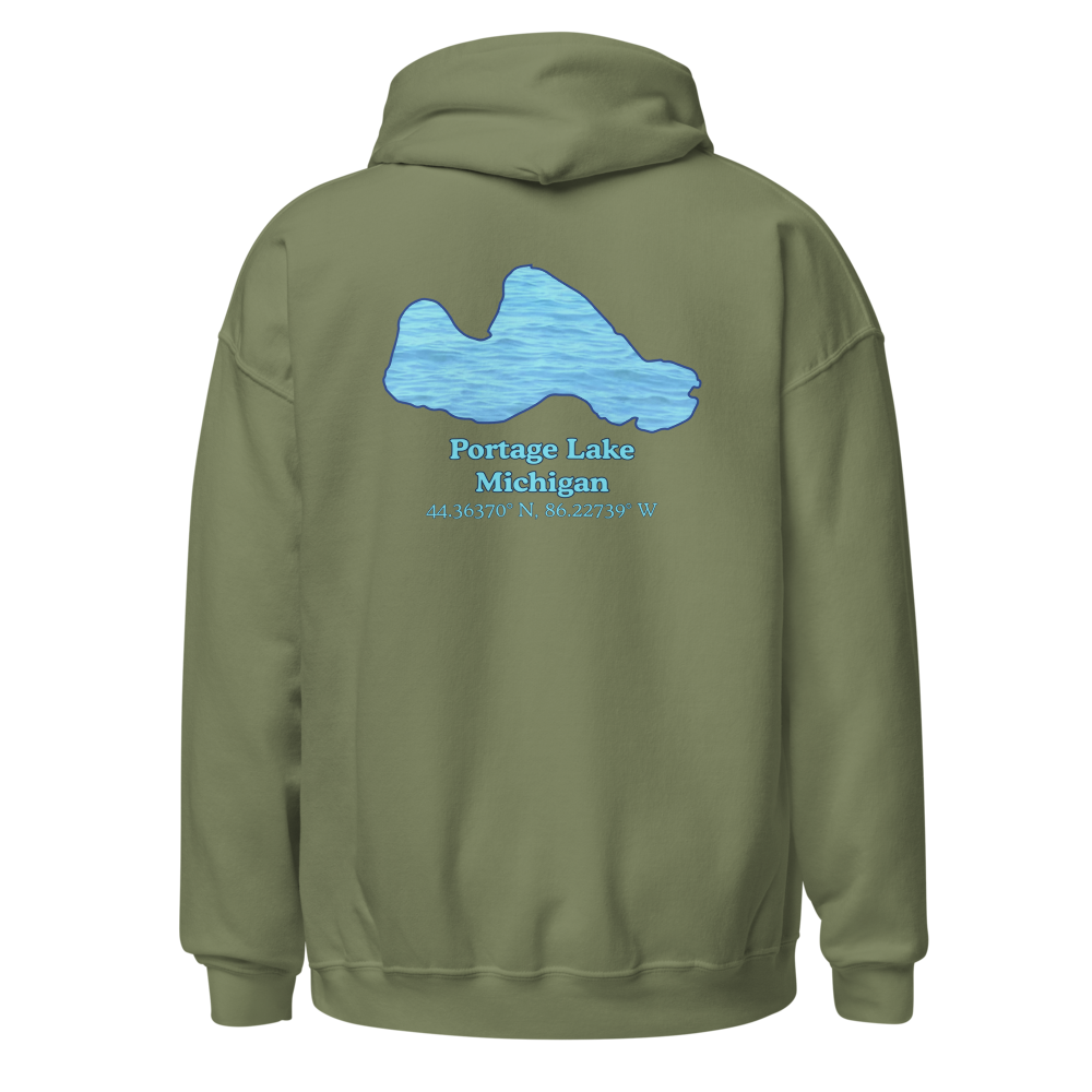 Portage Lake Unisex Pullover Hoodie