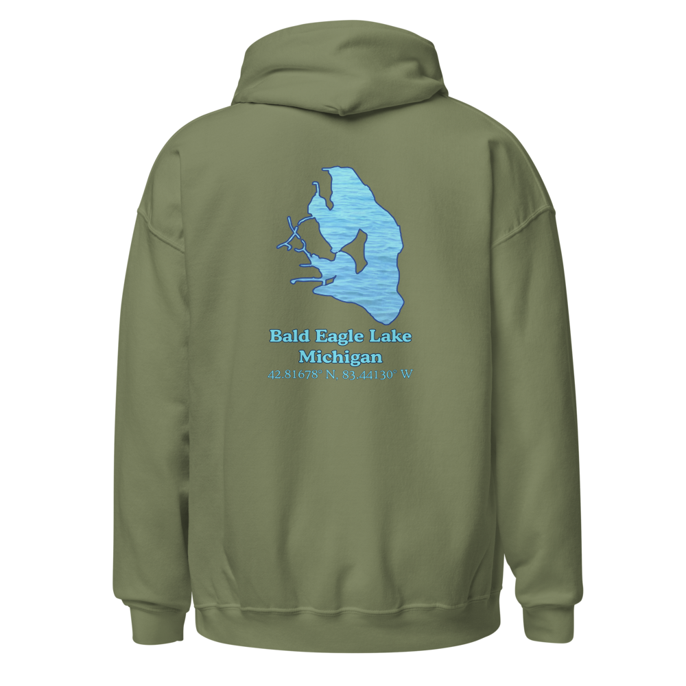Bald Eagle Lake Unisex Pullover Hoodie