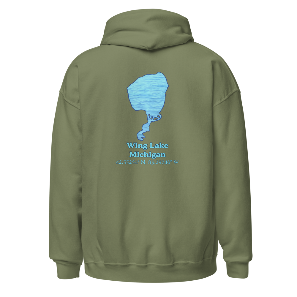 Wing Lake Unisex Pullover Hoodie