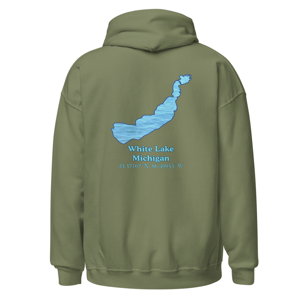 White Lake Unisex Pullover Hoodie
