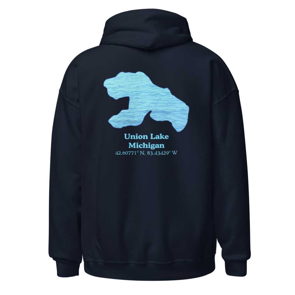 Classic Unisex Pullover Hoodie - Union Lake on back and We Lake You on front