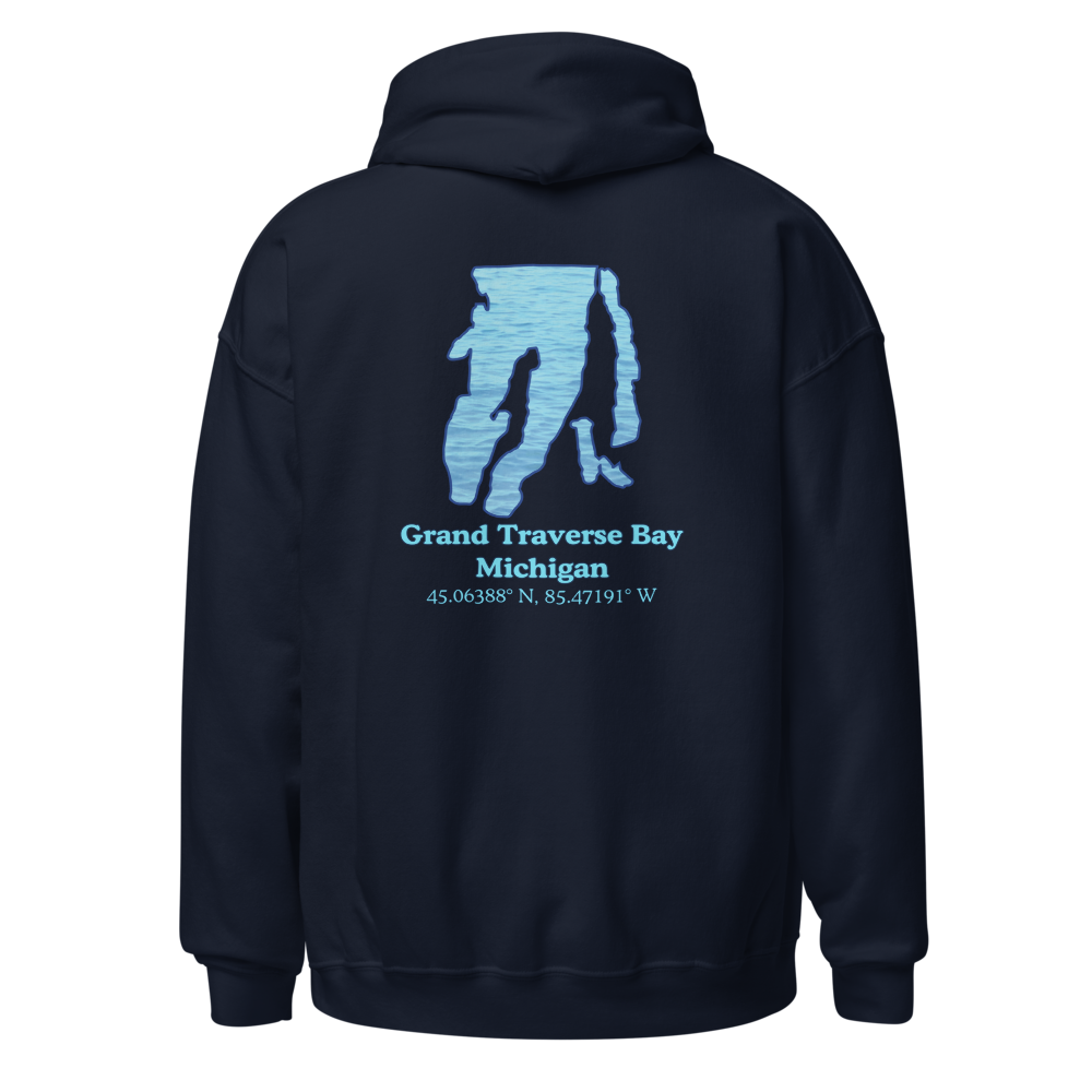 Grand Traverse Bay Unisex Pullover Hoodie