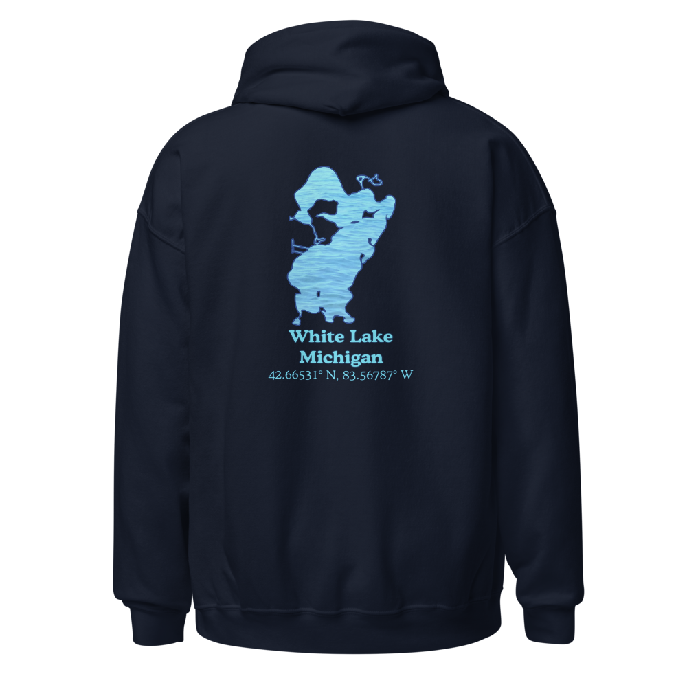 White Lake Unisex Pullover Hoodie