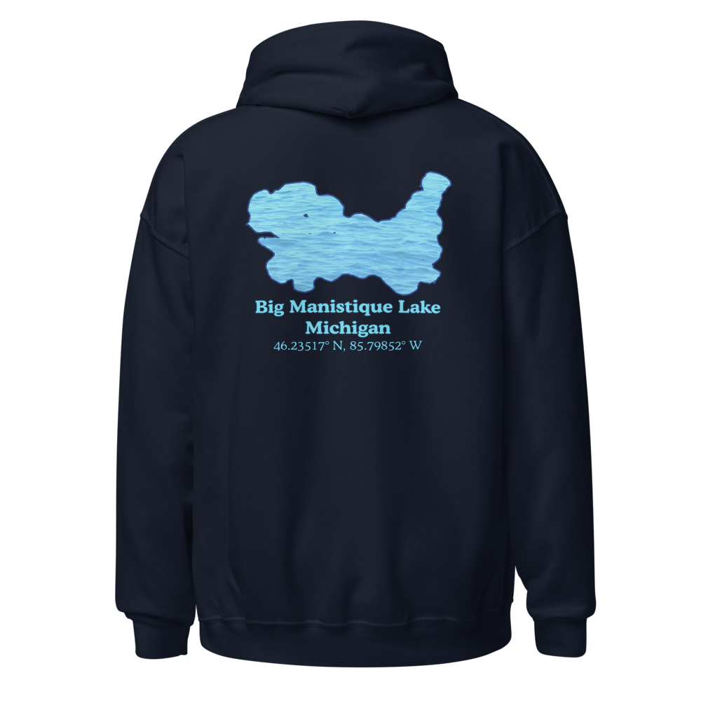 Big Manistique Lake Unisex Pullover Hoodie