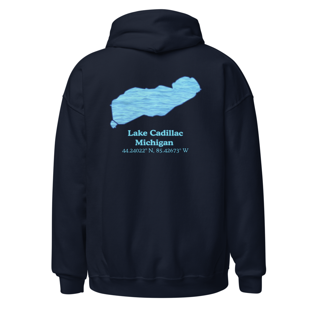 Classic Unisex Pullover Hoodie - Lake Cadillac on back and We Lake You on front