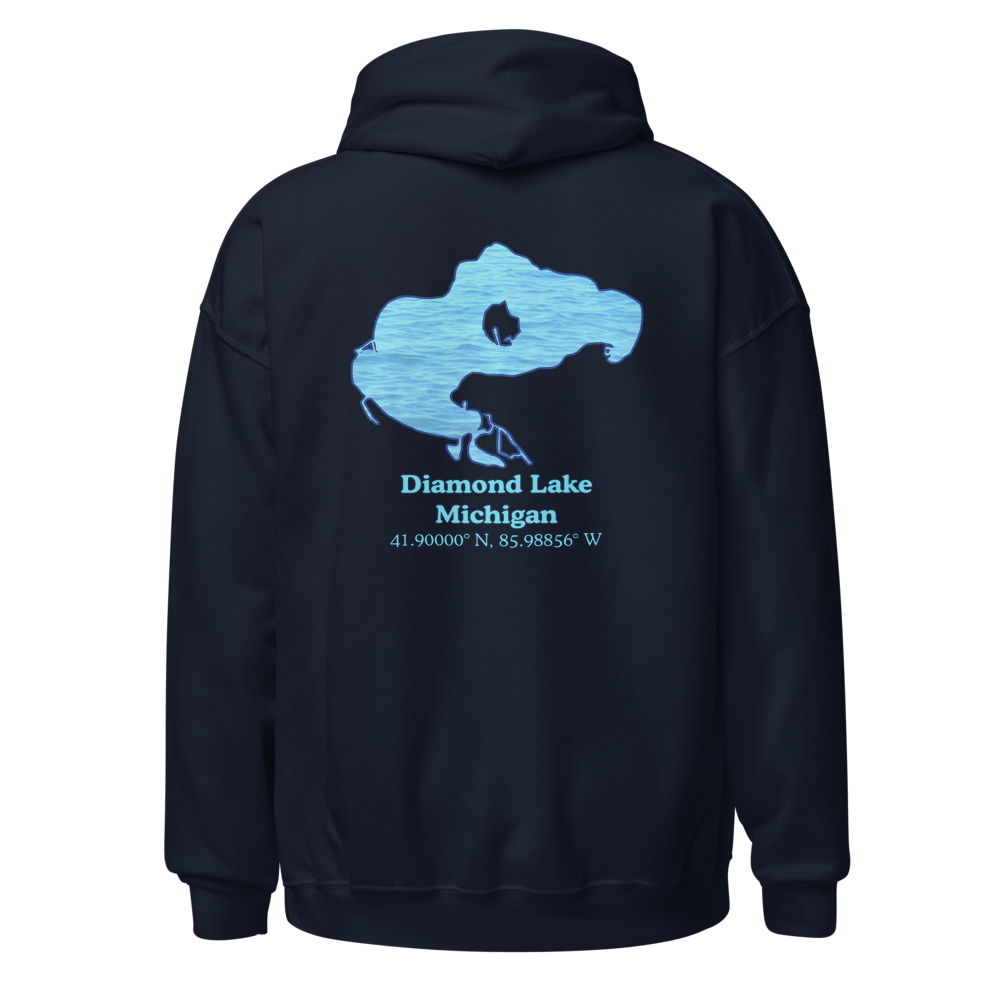 Diamond Lake Unisex Pullover Hoodie