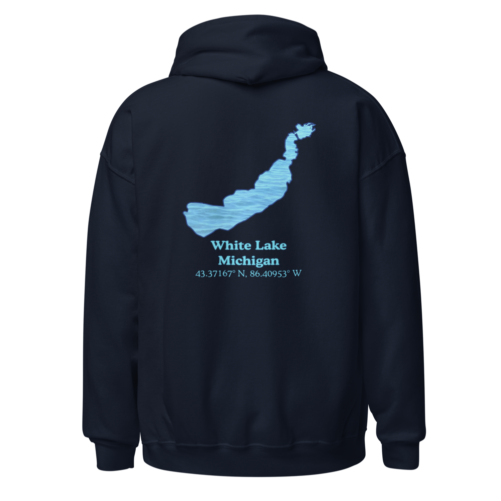 White Lake Unisex Pullover Hoodie