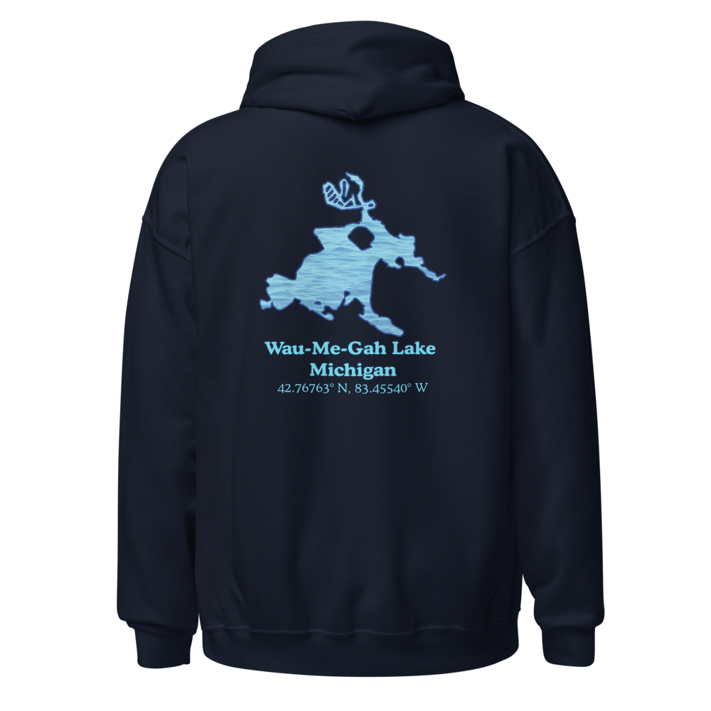 Wau-Me-Gah Lake Unisex Pullover Hoodie