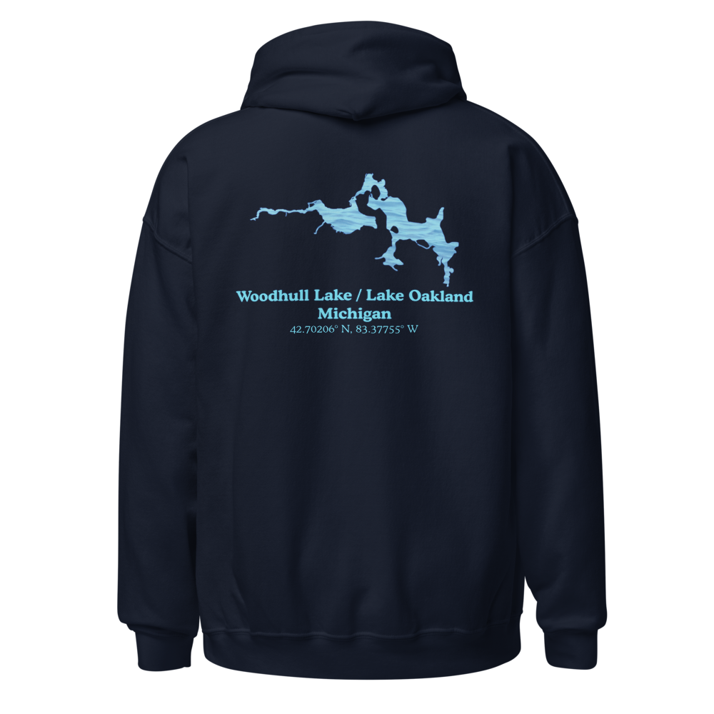 Woodhull Lake / Lake Oakland Unisex Pullover Hoodie