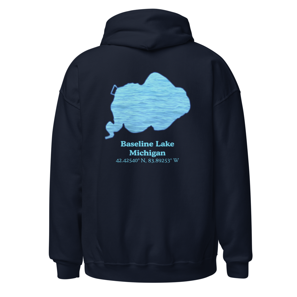 Baseline Lake Unisex Pullover Hoodie