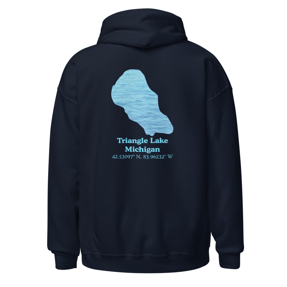 Triangle Lake Unisex Pullover Hoodie
