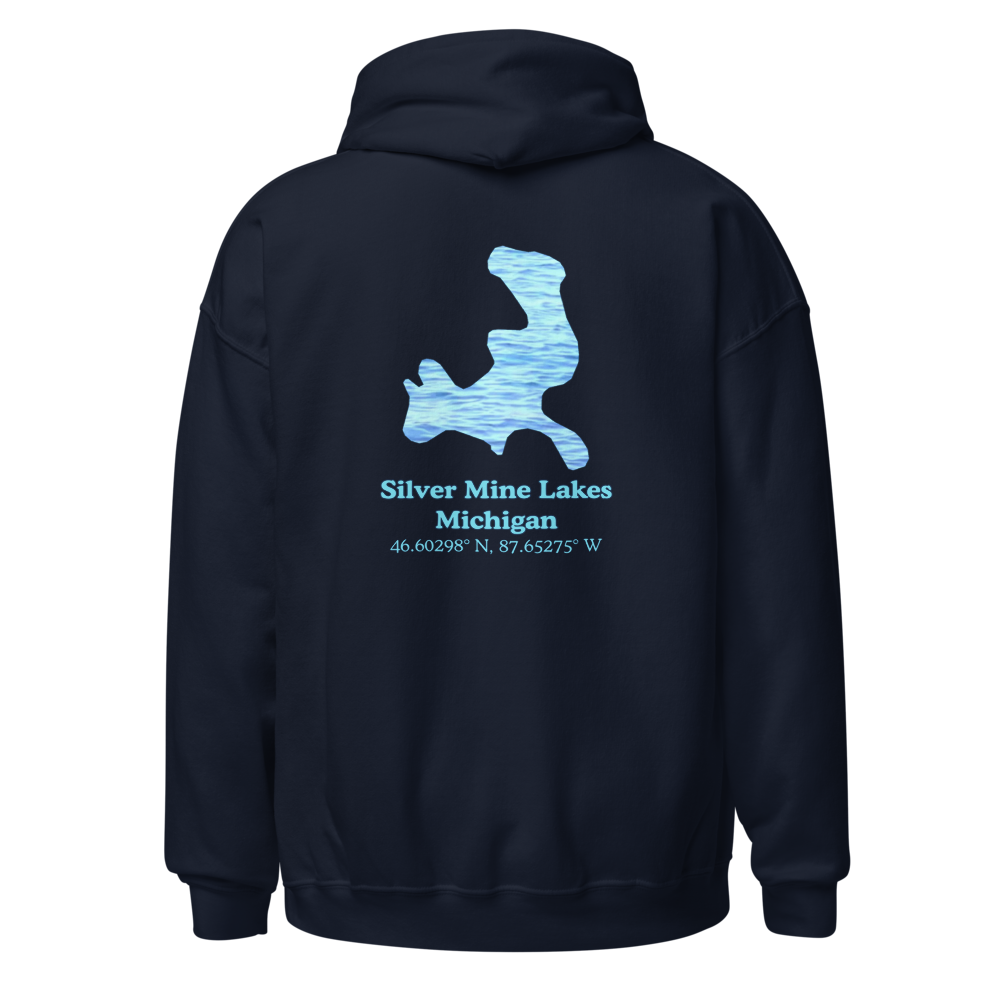 Silver Mine Lakes Unisex Pullover Hoodie