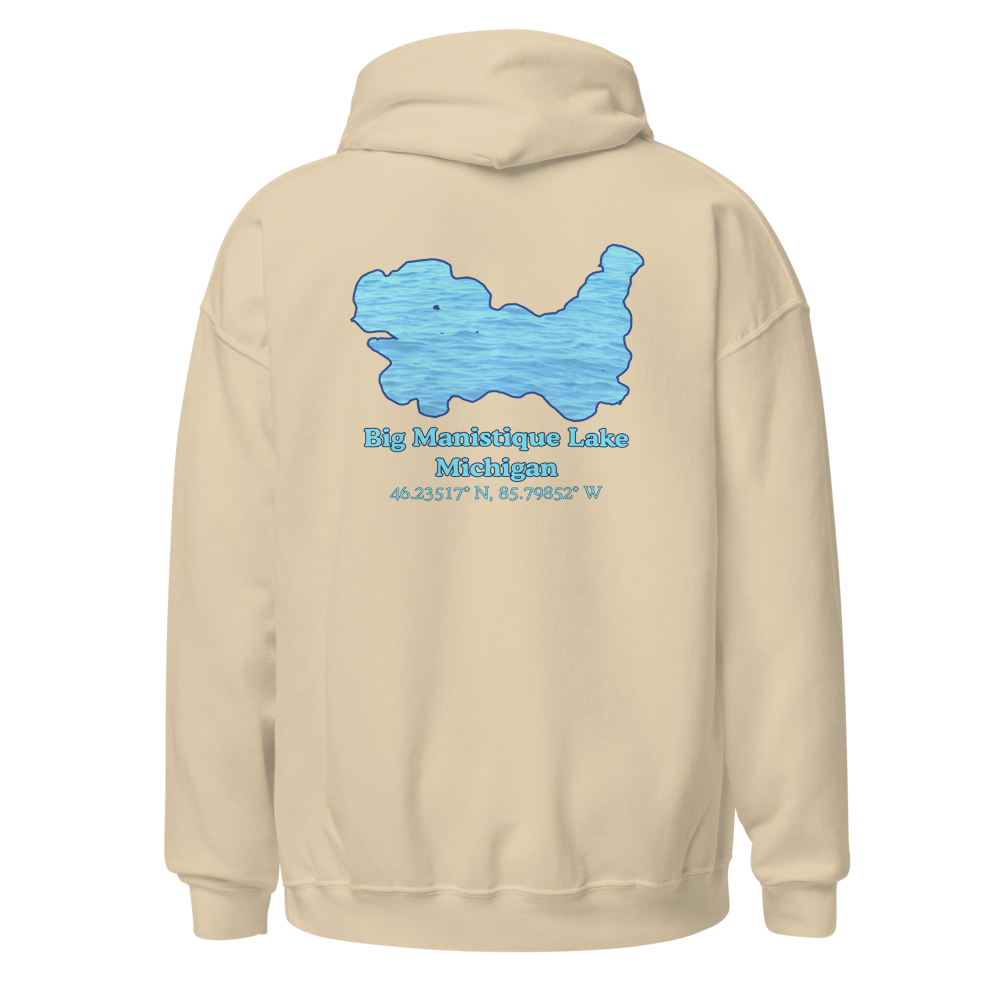 Big Manistique Lake Unisex Pullover Hoodie