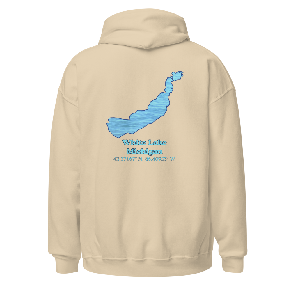 White Lake Unisex Pullover Hoodie