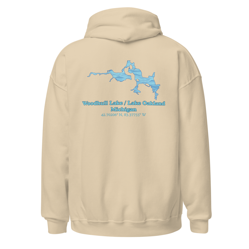 Woodhull Lake / Lake Oakland Unisex Pullover Hoodie