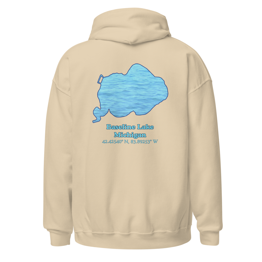 Baseline Lake Unisex Pullover Hoodie