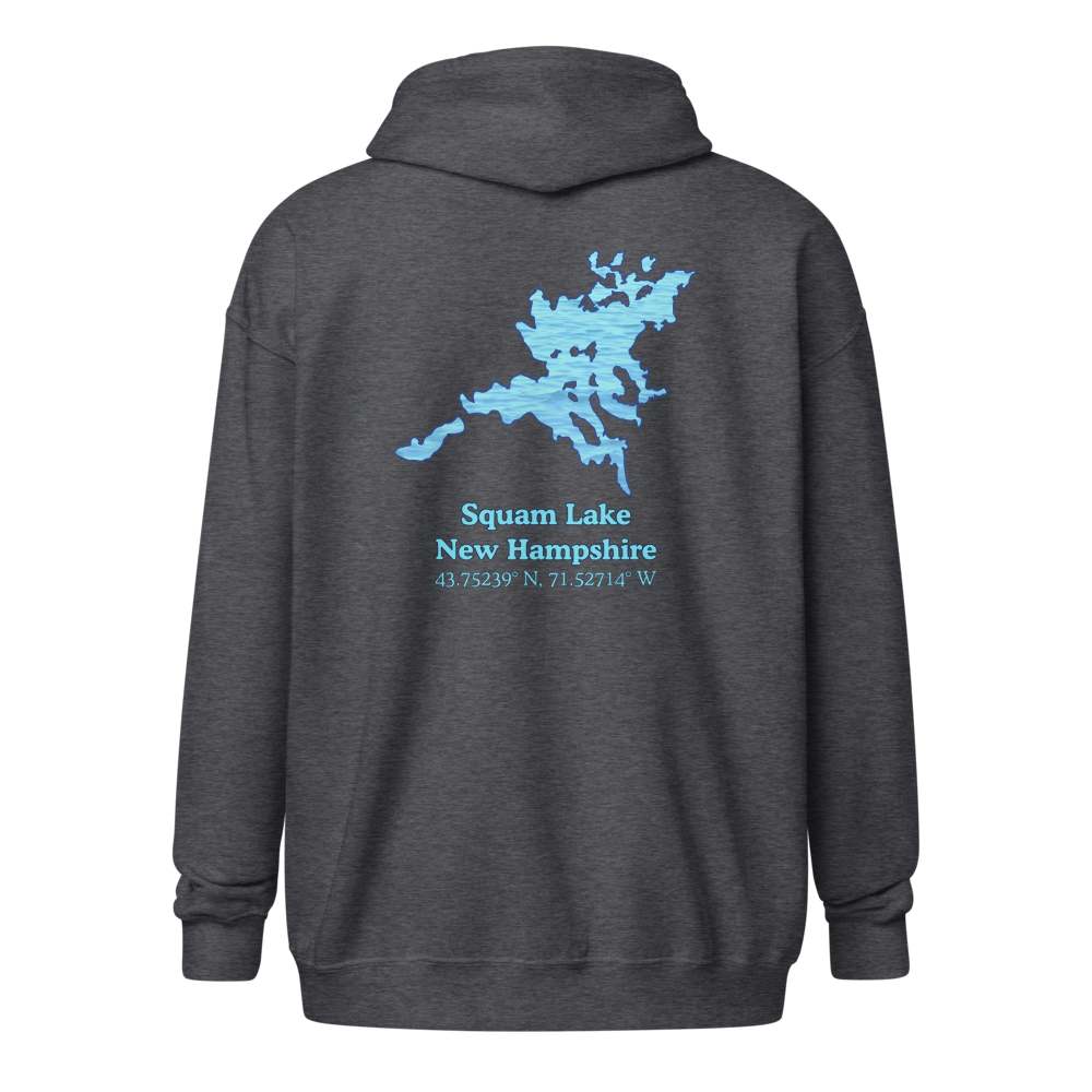 Squam Lake Unisex Zip Hoodie