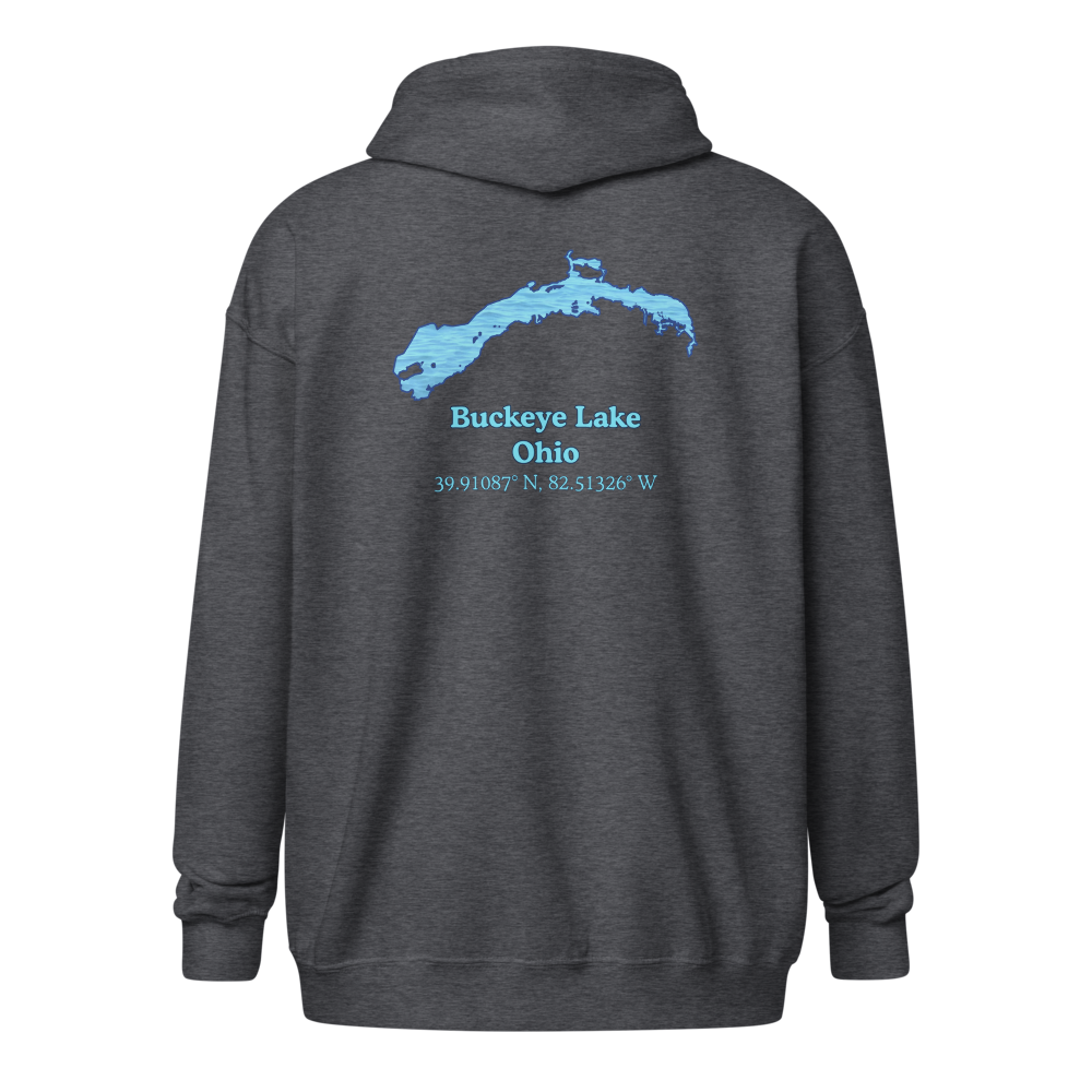 Buckeye Lake Unisex Zip Hoodie