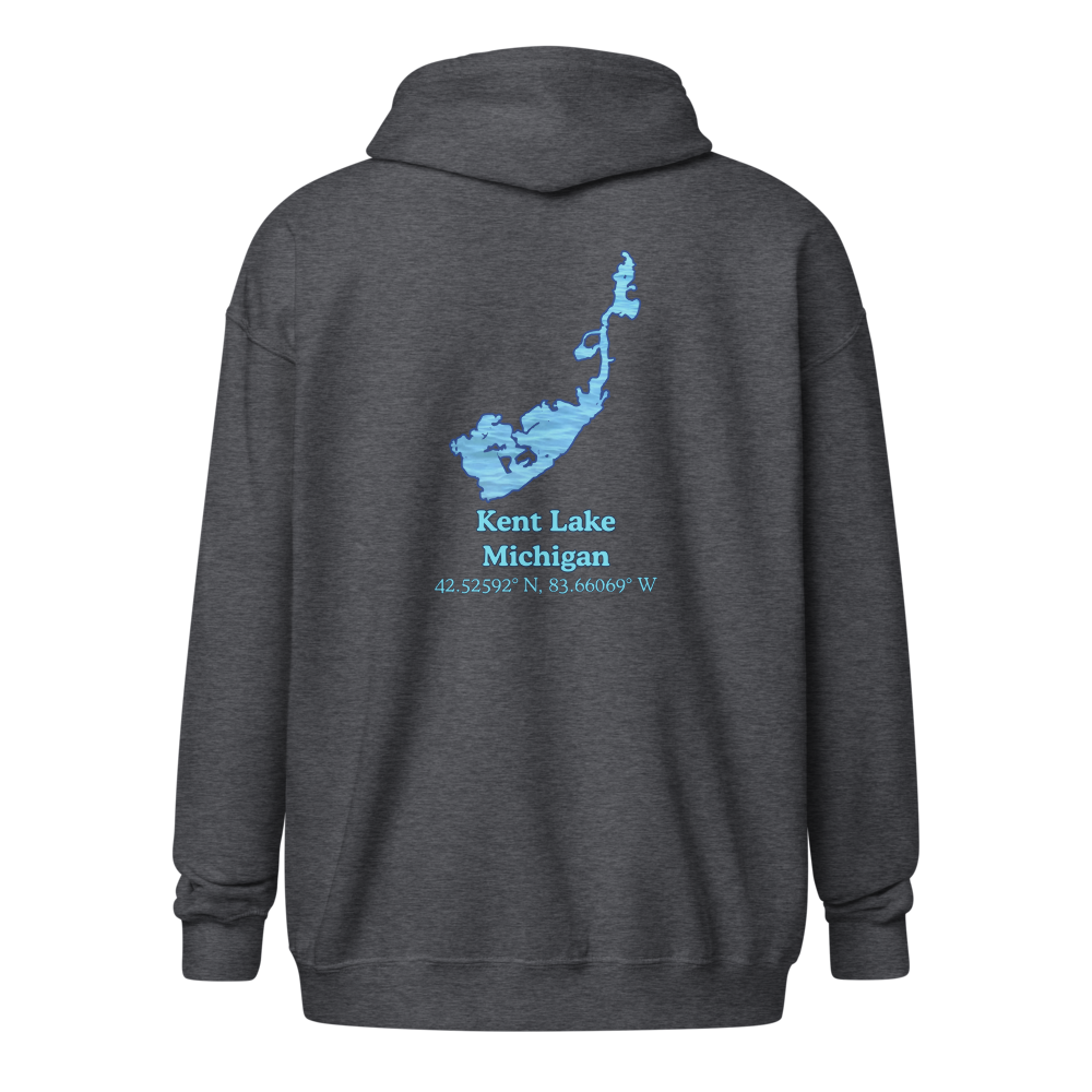 Kent Lake Unisex Zip Hoodie