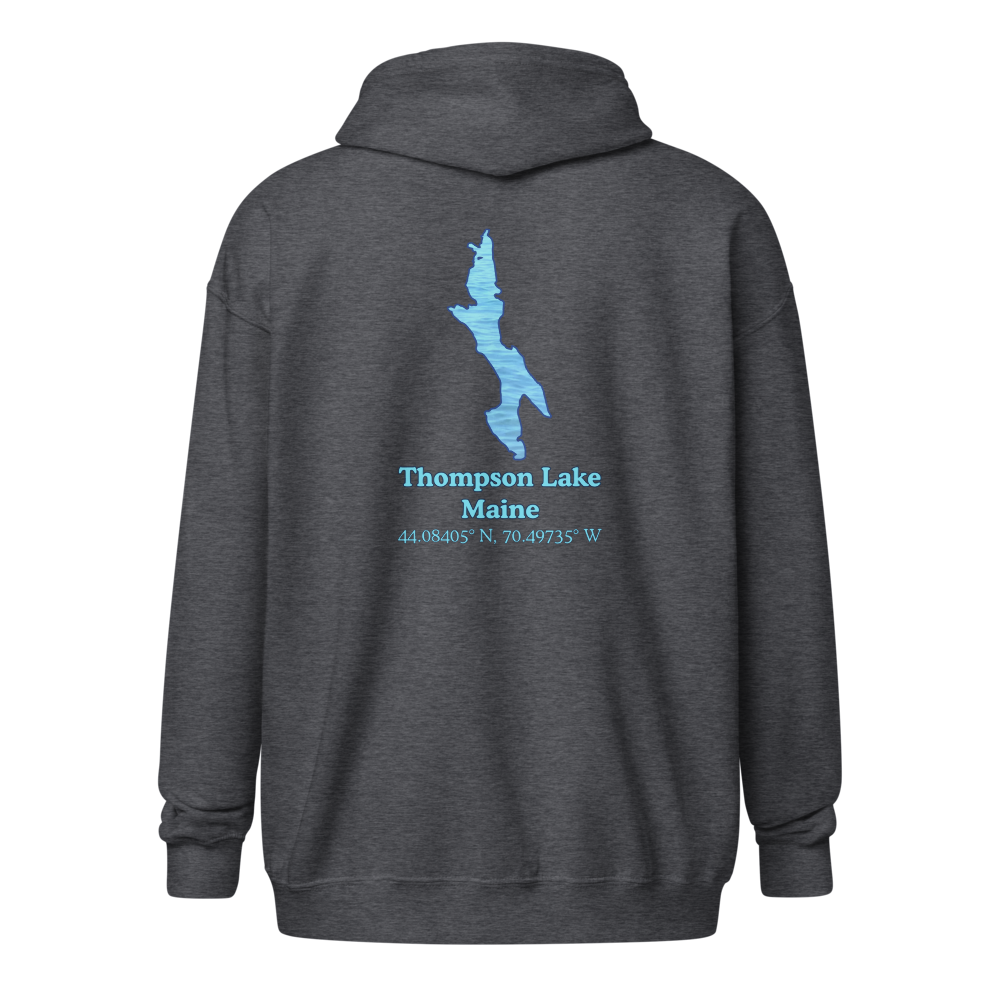 Thompson Lake Unisex Zip Hoodie