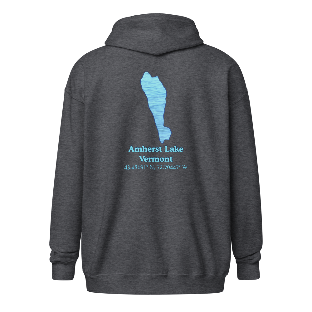 Amherst Lake Unisex Zip Hoodie
