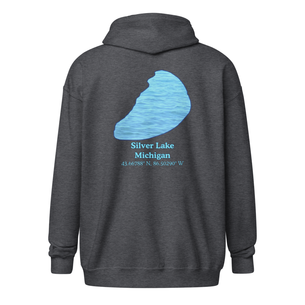 Silver Lake Unisex Zip Hoodie
