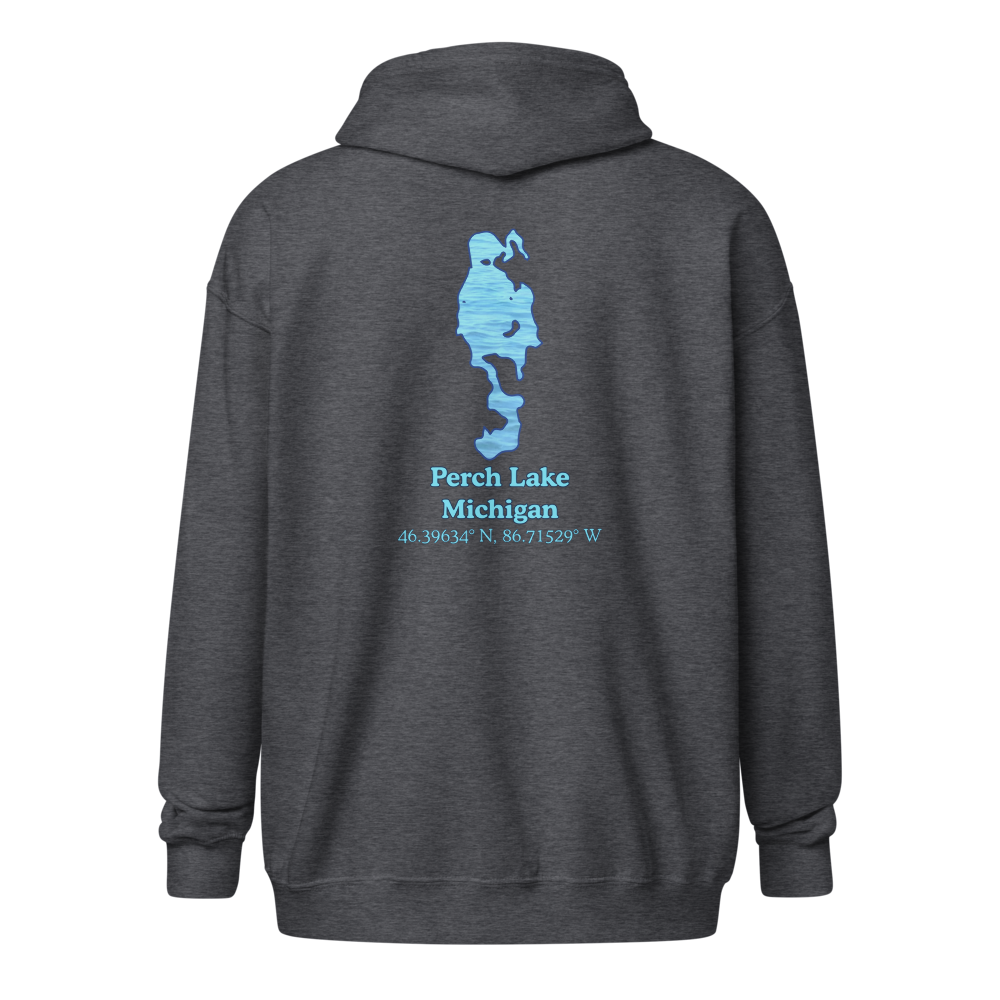 Perch Lake Unisex Zip Hoodie
