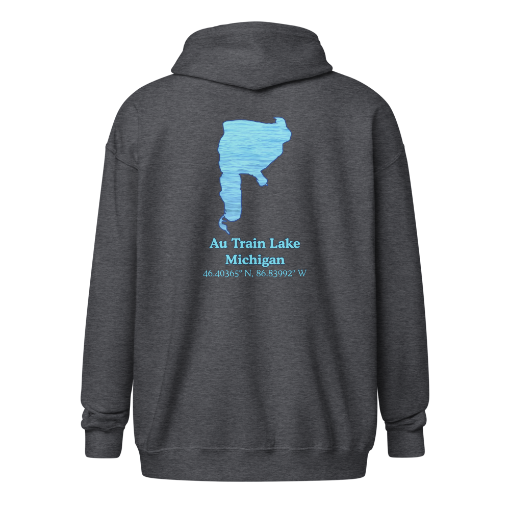 Au Train Lake Unisex Zip Hoodie